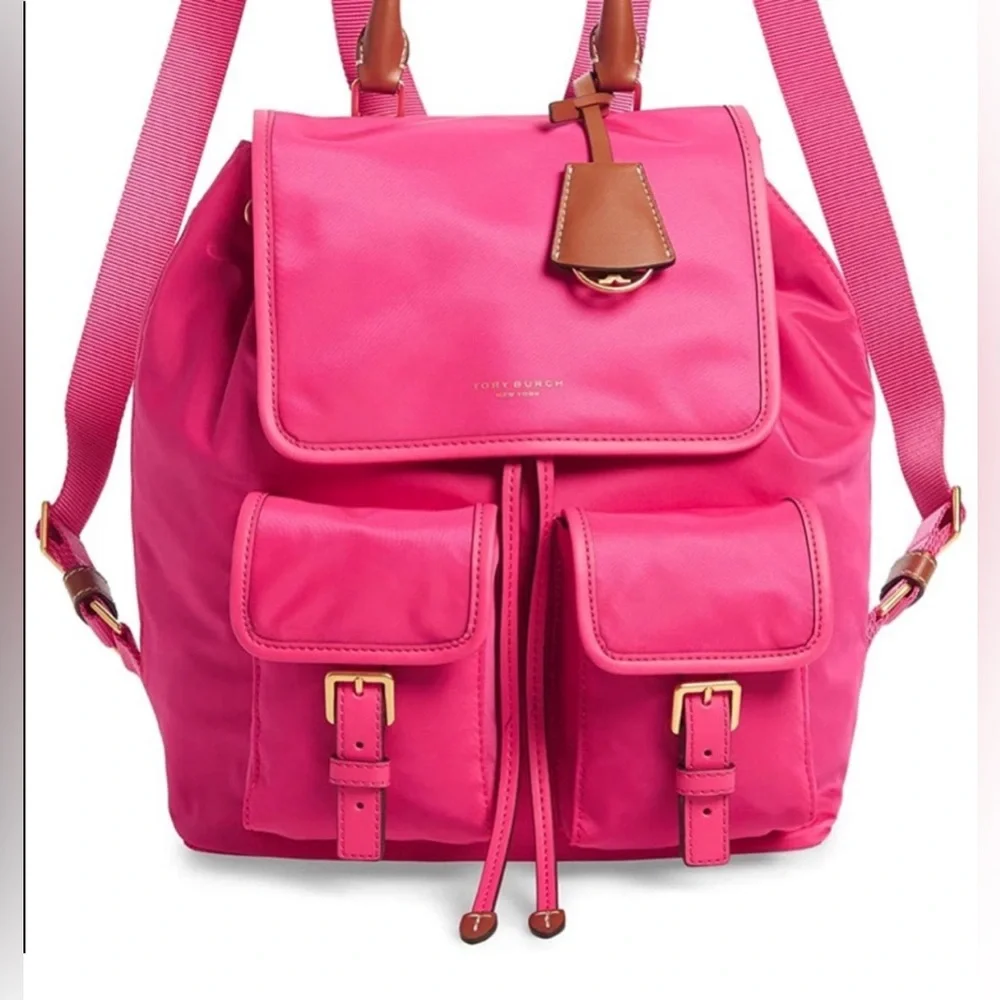 Tory Burch Perry Nylon Flap Backpack